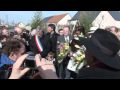 retour sur le 16 mars avec le dernier d�placement commun de malika m�nard, miss france 2010 et de genevi�ve de fontenay, pr�sidente du comit� miss france, pour l'inauguration de la rue pierre et h�l�ne collet � authie. en compagnie de louis mexandeau, ancien ministre, de jean-marie girault, s�nateur maire honoraire de caen, de philippe duron, d�put�-maire de caen et de xavier de fontenay. ma�tre de c�r�monie, jo�l pizy, maire d'authie. images de hugo drouin.
