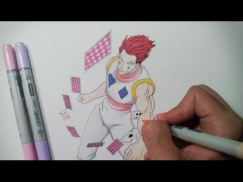 how to draw hunter x hunter step by step