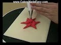 Cake Decorating - Christmas Poinsettia Flower