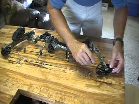 how to adjust draw length on a compound bow