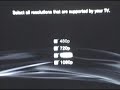 Selecting the Optimal Video and Sound Settings for your PS3 Selecting the Optimal Video and Sound Settings for your PS3