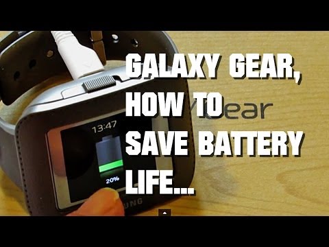 how to save battery galaxy w