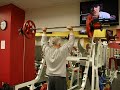 Standing military press - 178.5 lbs