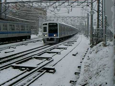 雪の西武線　その２