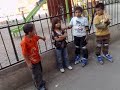 zahid y jairo aprendiendo a patinar 2