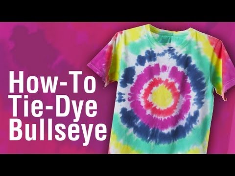 how to dye tie a shirt