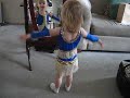 Ivy dancing in her costume