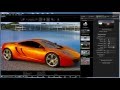 Bunkspeed rendering and animation software with McLaren model from Turbosquid