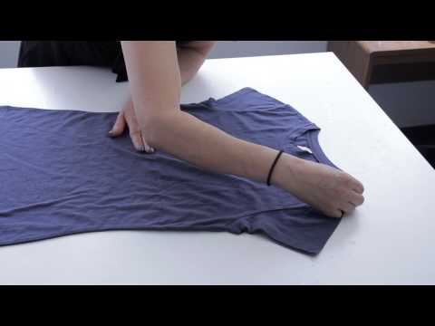 how to cut t shirt for off the shoulder