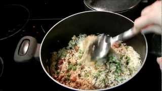 Somali Recipe for Chicken and Vegetable Biryani (Buriyani)