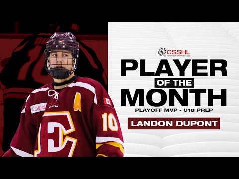 Landon DuPont - CSSHL U18 Prep Championships MVP