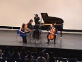 Eon Trio plays Shostakovich Trio No.2 4th mvt. (part1)