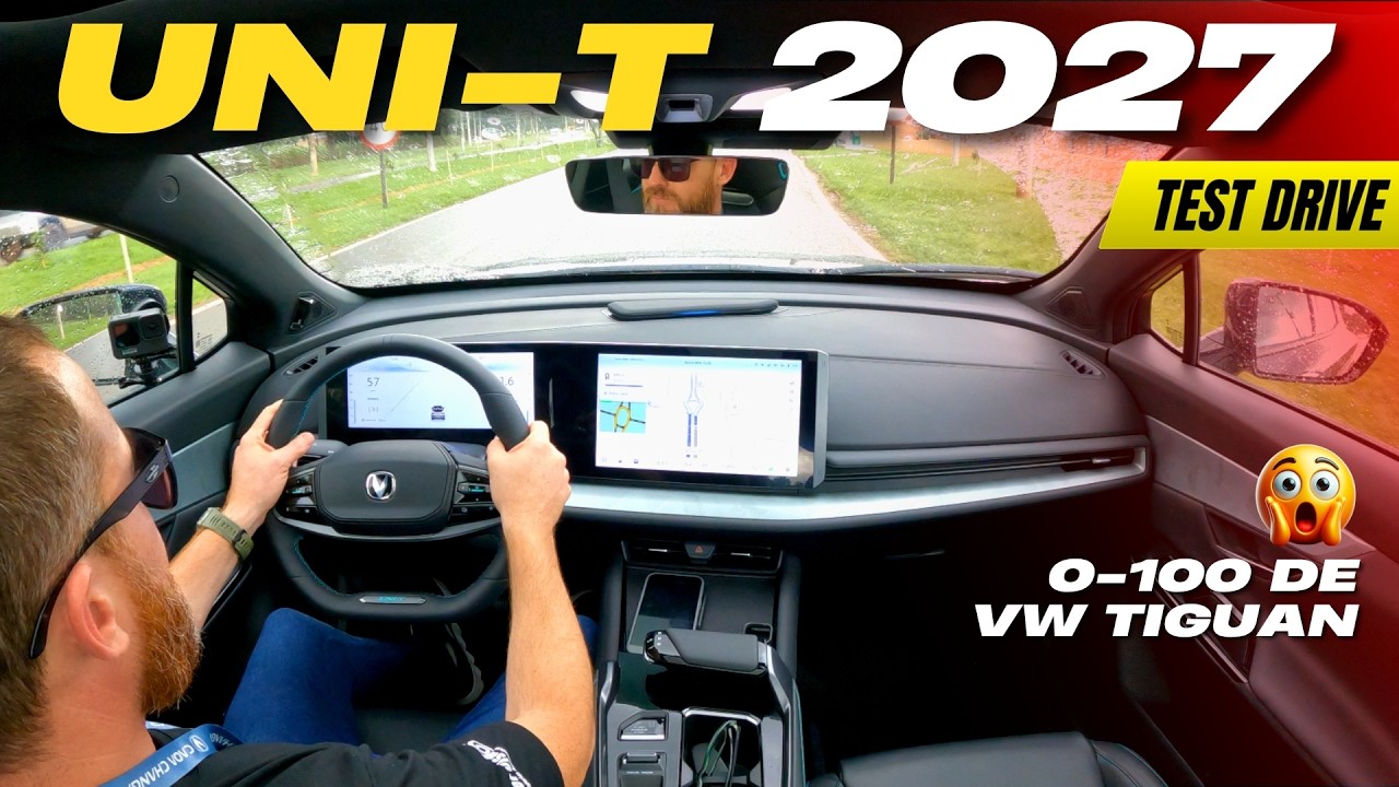 TEST DRIVE CAOA CHANGAN UNI T 2027 - Confira em ação o motor com 180CV e 0 a100 de Tiguan!
