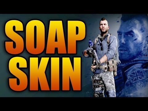 Call of Duty: Ghosts - Soap Mactavish Legend Pack! Weapon Camo + Character Skin (Ghost DLC Gameplay)