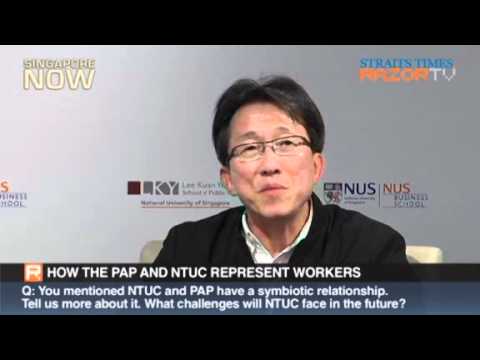 labour movement - Q&A section Part 1/4 Lim Swee Say, Minister (PMO) & Secretary-General, NTUC, on the labour movement in singapore (Mandarin) at Lee Kuan Yew School of Public ...