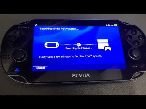 how to remote play ps vita to ps4