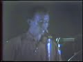 howard devoto magazine performing at fryfogel's in london, ontario oct. 12/1983
