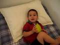 Tzvi with his very own esrog