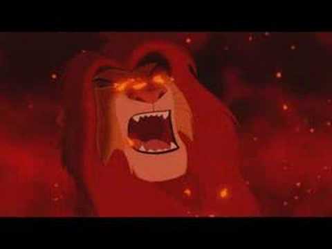 The Lion King - Simba vs. Scar, final battle (Finnish)