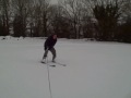 Golf Course Skiing!