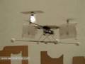 AeroVERTICAL: Hovering test 1 of convertiplane VTOL RC model