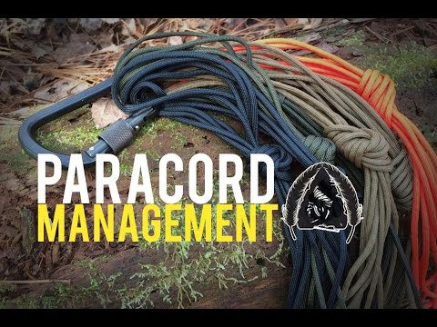 How to Paracord Management and Organization- Black Scout Tutorials How to Paracord Management and Organization- Black Scout Tutorials