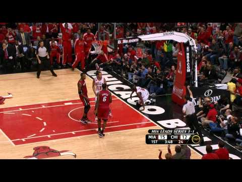0 VIDEO: Luol Deng Dunk Over LeBron James In Game 5 Bulls Loss