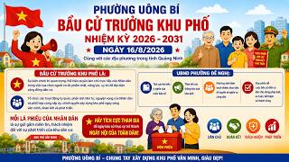 BẦU CỬ TRƯỞNG KHU PHỐ NHIỆM KỲ 2026 – 2031