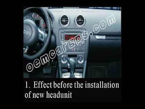 Audi A3 Car Stereo DVD GPS Navigation Installation DIY Guide