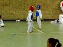 taekwondo pinoybrits  adrienne in red headgear 