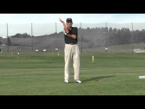 Golf Instruction: Left Hand Behind Upper Right Arm Drill