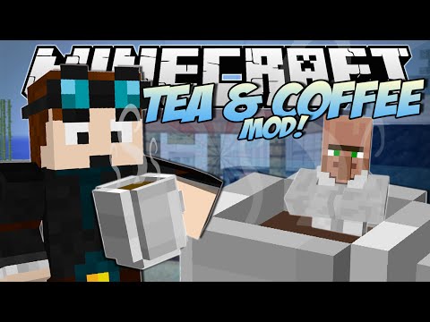 Minecraft | TEA & COFFEE MOD! (Beverage Stand Challenge!) | Mod Showcase