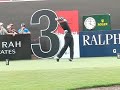RACE TO DUBAI GOLF SERGIO GARCIA HOLE 3 EN SLOW MOTION