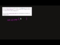 Recognizing functions (example 5)