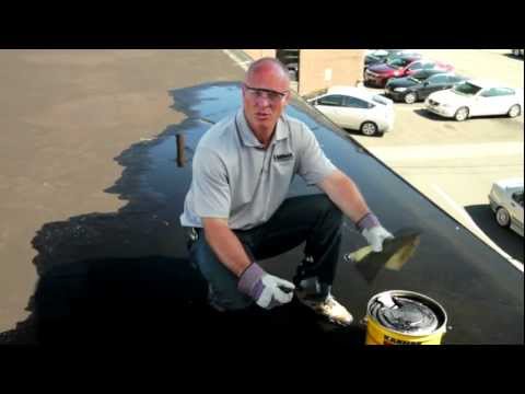 how to patch flat roof