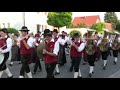 Lamerdingen Dorfhaus Einweihung Juli 2010 Marschmusikdemo Teil1