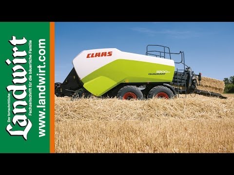quadrant - Claas erweitert sein Sortiment an Großpackenpressen mit der überarbeiteten Quadrant 3200 RC/FC und der neuen Quadrant 3300 RC. Wir haben uns die Maschinen in...