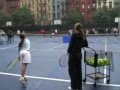 Shahar Pe'er - Tennis class for New York City Kids