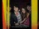 Jonas bros with Miley pics