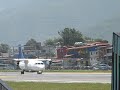 ATR-42 de Santa Barbara despegando en Mérida