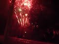 Our fireworks display from INSIDE the house - too scary outside!!