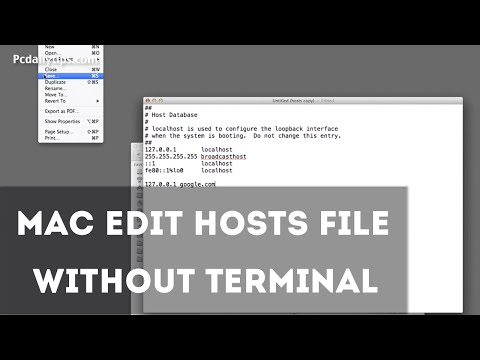 how to locate host file on mac