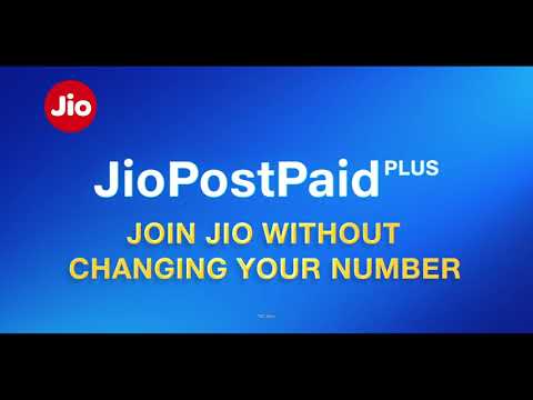 JioPostPaid Plus-Without Changing Your Number