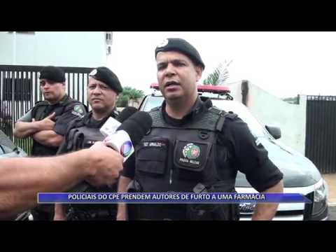 JATAÍ | CPE prende acusados de furto em farmácia