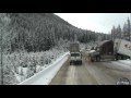 Truck crash, British Columbia hwy 1 near GOLDEN