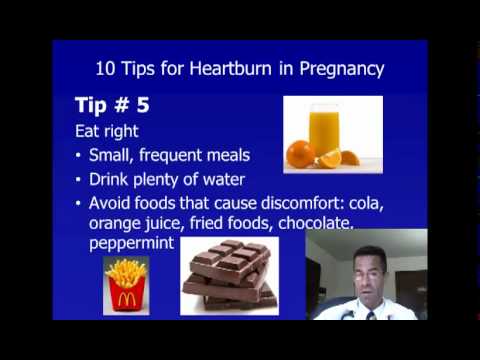 how to relieve heartburn while pregnant
