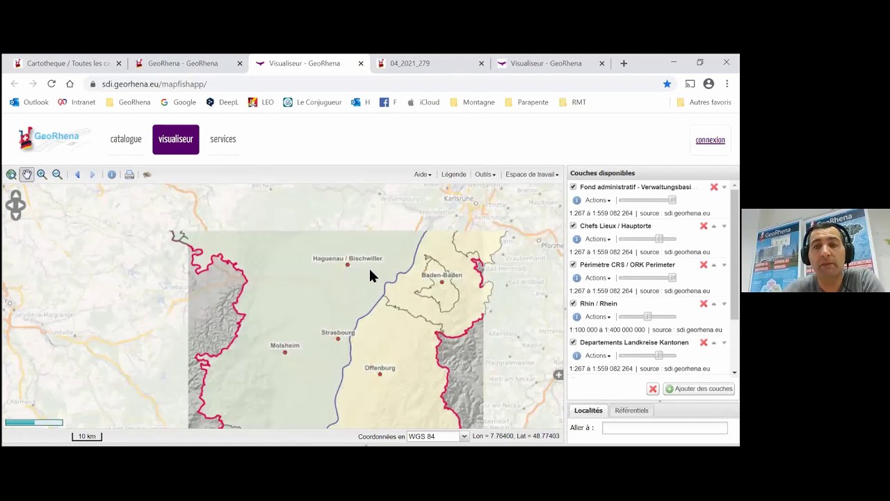 Données des SIG transfrontaliers (Rhin supérieur - Grande Région)