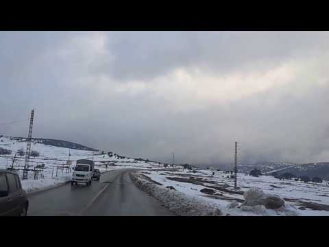 Algérie - Tlemcen Chutes de neige sur les hauteurs de la Wilaya (Sebdou, Tirni, Beni Smiel) 1/5