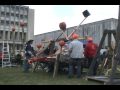 Red Bull catapulte smacking pumpkin competition Red Bull catapulte smacking pumpkin competition