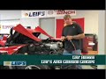 on day two of the repair of a ferrari 360 spider, leif pulls its engine out.